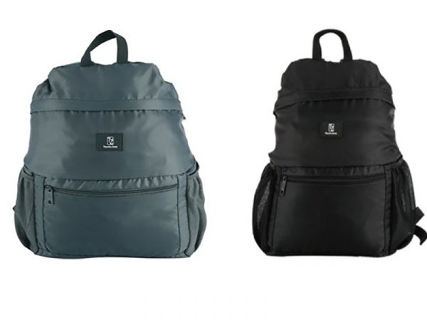 LTZ861 - Ba lô du lịch gấp gọn Foldable backpack -hiệu Travel Zone - Màu đen/xám